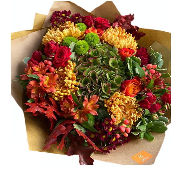 Bouquet of Hydrangea, Chrysanthemum, Alstroemeria, Roses Bouquet of Hydrangea, Chrysanthemum, Alstroemeria, Roses