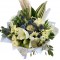 Bouquet of Gerberas, Eustoma, Brasica  and Greens 