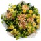 Bouquet of Chrysanthemums,  Hypericum and Spray roses