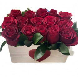 Box of 15 Red Roses 