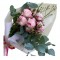 Bouquet of Spray Roses, Eucalyptus 