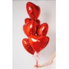  Heart shaped balloons