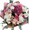 Bouquet Mix of Spray Roses, Hydrangea and Eustoma and chrysanthemums